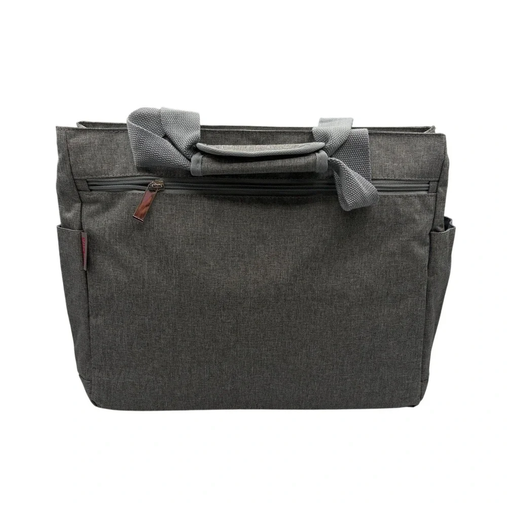 SpeCtra Utility Tote Bag Unisex Large Gray Excellent‎ Multi-Pocket Organizer